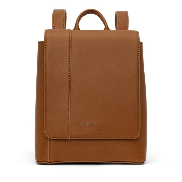 Matt & Nat vegan leather Deeley mini backpack in Chili - Picture 1 of 8